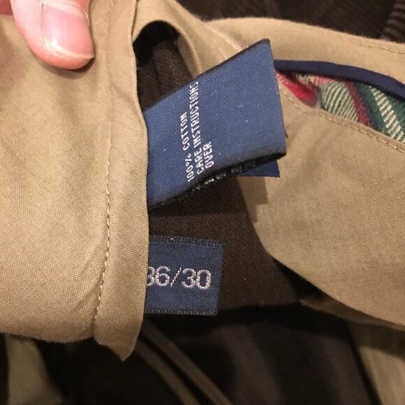 Vintage Polo Ralph Lauren Dark Brown Corduroy Pant - Picture 6 of 7